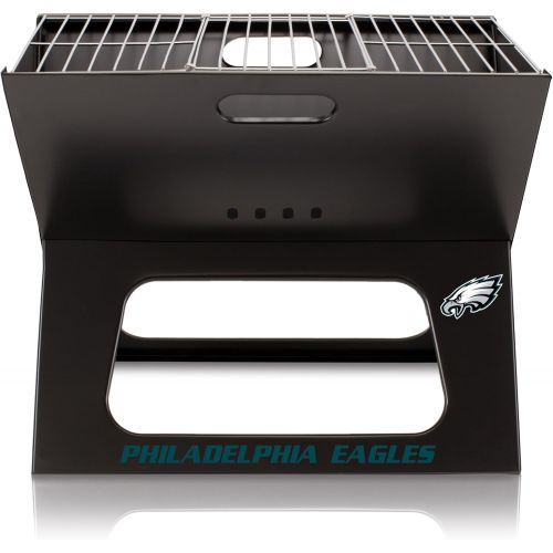  PICNIC TIME NFL Philadelphia Eagles Portable Collapsible Charcoal X-Grill