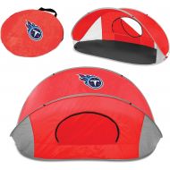PICNIC TIME NFL Tennessee Titans Manta Portable Pop-Up Sun/Wind Shelter, Red