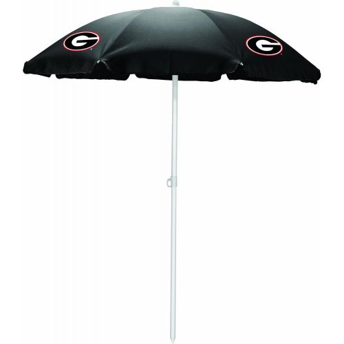  PICNIC TIME NCAA Georgia Bulldogs Portable Sunshade Umbrella