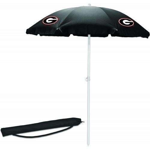  PICNIC TIME NCAA Georgia Bulldogs Portable Sunshade Umbrella