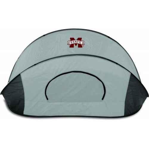  PICNIC TIME NCAA Mississippi State Bulldogs Manta Portable Beach Tent - Pop Up Tent - Beach Sun Shelter Pop Up