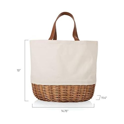  Picnic Time - A Picnic Time Brand 203-20-187-054-11 Promenade Picnic Baskets, Beige Canvas