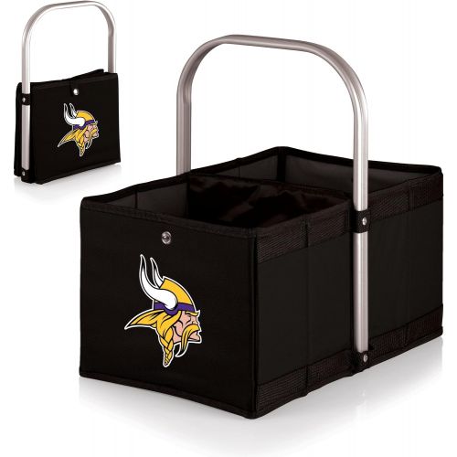  PICNIC TIME NFL Minnesota Vikings Urban Basket, Black