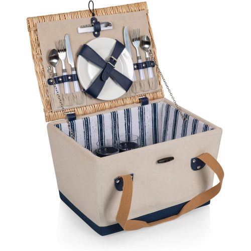  PICNIC TIME Boardwalk Picnic Basket with Service for Two