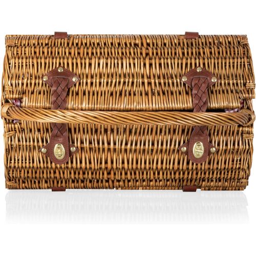  PICNIC TIME Barrel Picnic Basket with Service for Two, Watermelon Collection