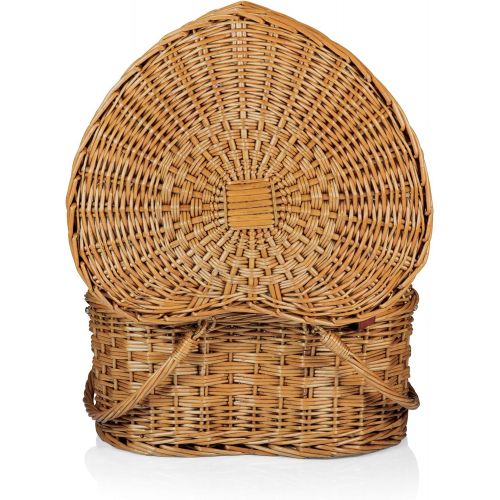  Picnic Time Heart Willow Picnic Basket with Deluxe Service for Two