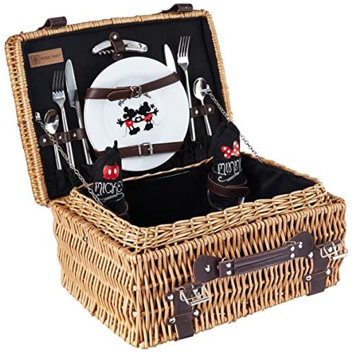  Picnic Time - A Picnic Time Brand 208-40-406-014-11 Champion Picnic Baskets, Red & Black Buffalo Plaid Pattern