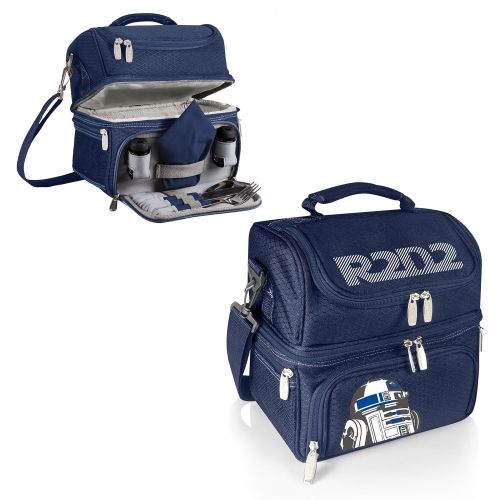  PICNIC TIME Lucas/Star Wars Pranzo Insulated Lunch Cooler with Service for One, R2-D2