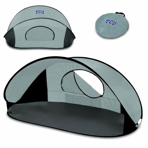  PICNIC TIME NCAA Texas Christian Horned Frogs Manta Portable Pop-Up Sun/Wind Shelter
