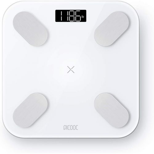  Picooc PICOOC MINI PRO Bluetooth Smart Body Fat Scale, Wireless Digital Bathroom Scale with IOS & Android App, Body Composition Monitor, 13 Measurements for Body Weight, Body Fat, BMI, Mu