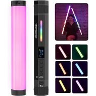 ULANZI VL110 RGB Light Wand, Handheld Light Stick Camera LED Video Tube Light Bar, 2500-9000K Dimmable, 2600mAh Battry CRI 95+ with Magnetic Attraction for Photography Vlog TIK Tok