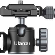 Tripod Ball Head ULANZI U-80L Camera Quick Release Metal Ball Head Camera Mount Arca Swiss 360° Rotating with Quick Release Plate & Cold Shoe, 22lbs/10kg Load for 1/4