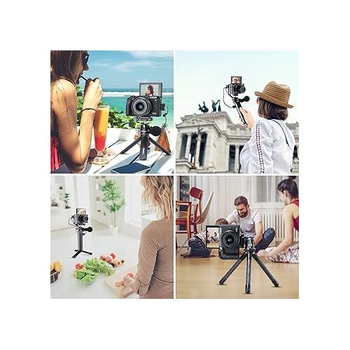  Tripod Ball Head ULANZI U-80L Camera Quick Release Metal Ball Head Camera Mount Arca Swiss 360° Rotating with Quick Release Plate & Cold Shoe, 22lbs/10kg Load for 1/4