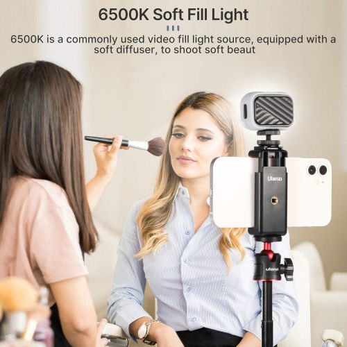  Vlogging Light PICTRON VL28 LED Light for iPhone Mini LED Camera Light Rechargeable 5600K 95+ Long-Lasting Fill Light for Gopro Hero 9 8 7 6 5 DJI OSMO Smartphone Sony ZV-1 A7 RX10