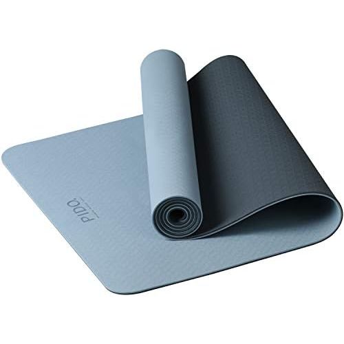  [아마존베스트]Pido Yoga Mat, Lightweight Travel Yoga Mat, Non-Slip Fitness Mat, Pilates and Gymnastics Stretch Mat, 183 x 61 x 0.6 cm