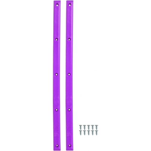 Pig Skateboard Rails 14.25 With 10 Wood Screws Mutiple Colors (Purple)