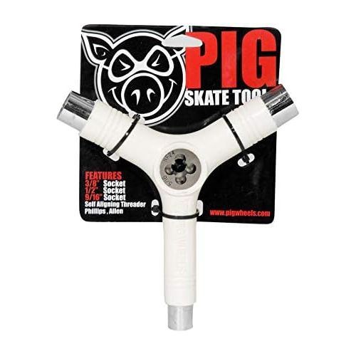  Pig Skateboard Tool - White by PIG