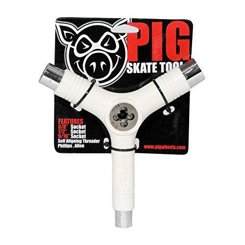  Pig Skateboard Tool - White by PIG