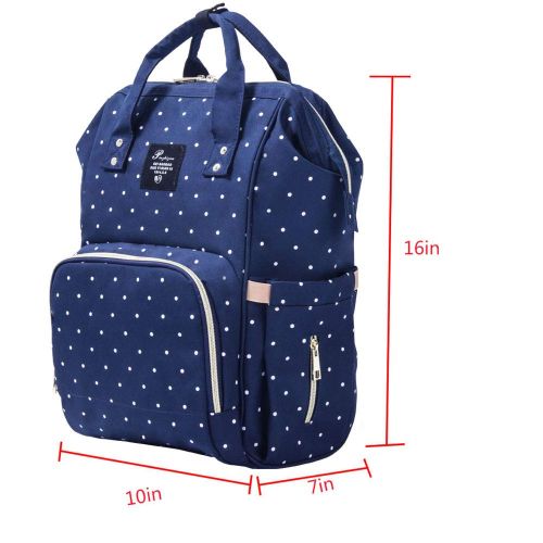 PIN ZHI ZAN Diaper Bag Backpack,Large Capacity Baby Bag Multi-Function Travel Backpack Nappy Bags,...