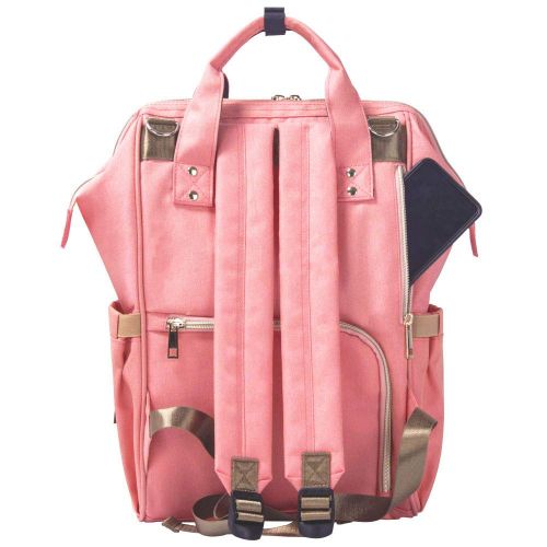  PIN ZHI ZAN Diaper Bag Backpack,Large Capacity Baby Bag Multi-Function Travel Backpack Nappy Bags,...