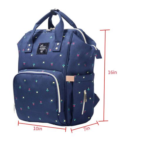  PIN ZHI ZAN Diaper Bag Backpack,Large Capacity Baby Bag Multi-Function Travel Backpack Nappy Bags,...