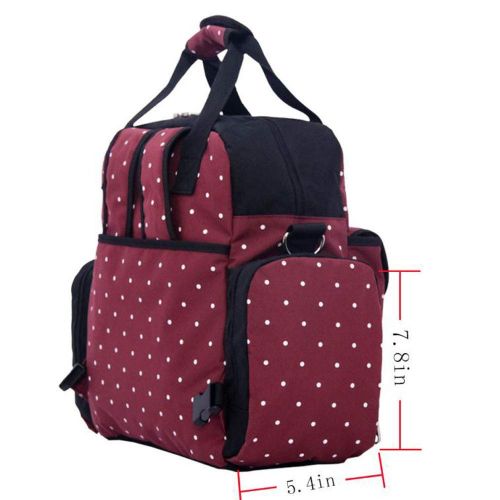  PIN ZHI ZAN Diaper Bag Backpack Large Baby Bag Anti-Water Maternity Nappy Bag for Mom，Stylish。