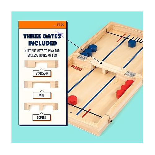  The Classic Slingshot Game - Fast Action Two Player Foldable Game for Ages 6 and Up. Spare Parts Included