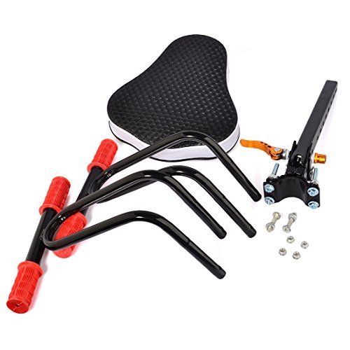  Bike Safety Seat, PINCHUANGHUI Metal Bicycle Child Quick Dismounting Seat Bicycle Electrombile...