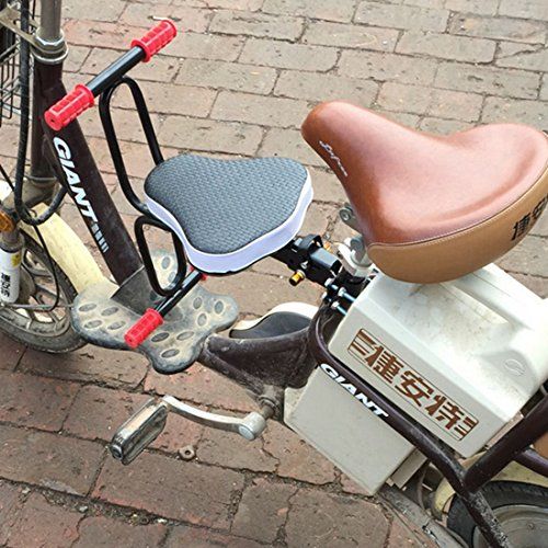  Bike Safety Seat, PINCHUANGHUI Metal Bicycle Child Quick Dismounting Seat Bicycle Electrombile...