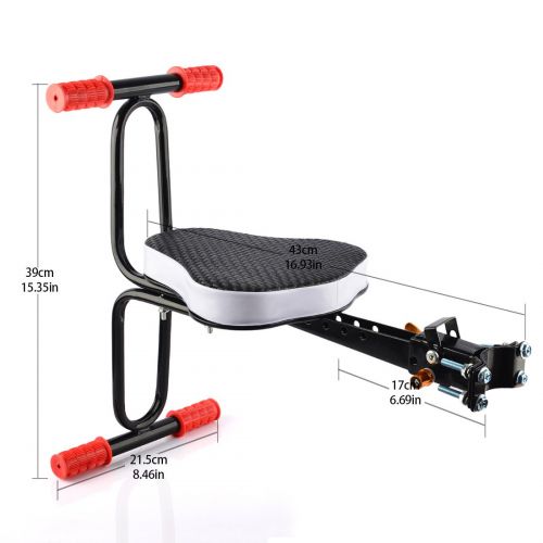  [아마존베스트]Bike Safety Seat, PINCHUANGHUI Metal Bicycle Child Quick Dismounting Seat...