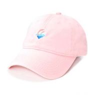 PINK DOLPHIN Pink Dolphin Waves Pink Dad Hat