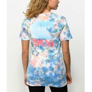 PINK DOLPHIN Pink Dolphin Wave Block Tie Dye T-Shirt