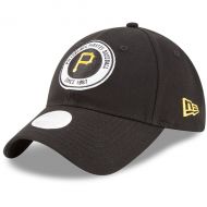 Women's Pittsburgh Pirates PINK by Victoria's Secret Black 9TWENTY Adjustable Snapback Hat
