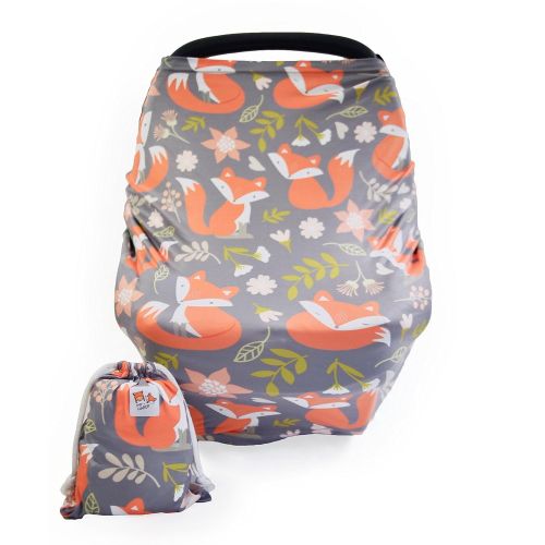  PIP + HARDY Baby Nursing & Breastfeeding Cover, Car Seat Canopy | Multi-use - Woodland Fox