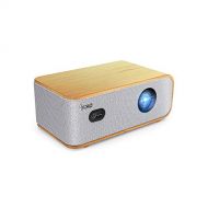 PIQS Q1 Home Theater HD Projector, 4D Auto Keystone, Side Projection, DLP, Supports 4K, WiFi, Bluetooth, with Autofocus/Keystone, Powerful Speakers, Android, Home Cinema & Backyard