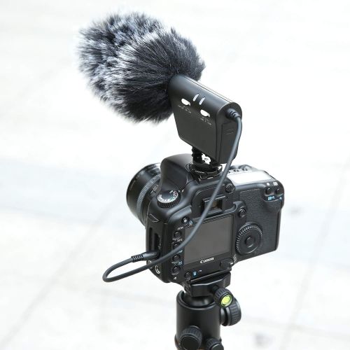  [아마존 핫딜] PIXEL MC650 Camera Microphone Kit, Directional Shotgun Video Mic for DSLR Camera Camcorder with Deadcat Windscreen, Foam Windshield, 9.8 Extension Cable