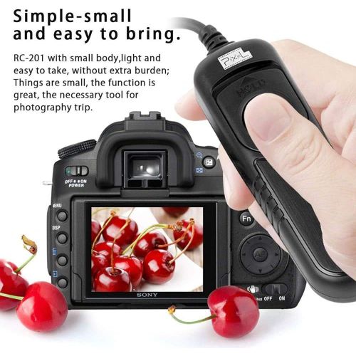  Pixel Shutter Remote Control Cable RC-201/E3 for CA Shutter Release Cord for Sony Konica Minolta Cameras Replaces Sony RM-L1AM Remote Commander