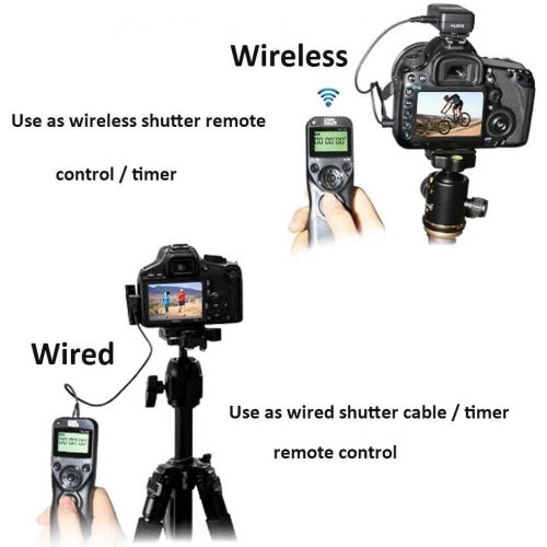  Wireless Shutter Release for Canon, Pixel TW-283 E3/N3 Wireless Remote Control Timer Shutter Release Cable for Canon EOS R EOS RP 1300D 1100D760D 750D 70D 80D 90D 5D IV III 1D 6D 7