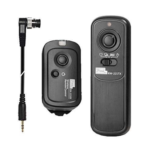  Pixel Wireless Remote Commander Shutter Release RW-DC0 Shutter Remote Release Control Compatible with Nikon Fujifilm Kodak Cameras, Replaces Remote Cord MC-30A