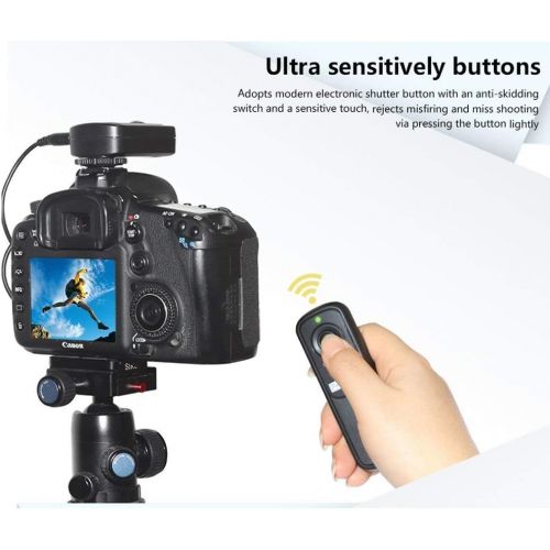  Pixel Wireless Remote Commander Shutter Release RW-DC0 Shutter Remote Release Control Compatible with Nikon Fujifilm Kodak Cameras, Replaces Remote Cord MC-30A