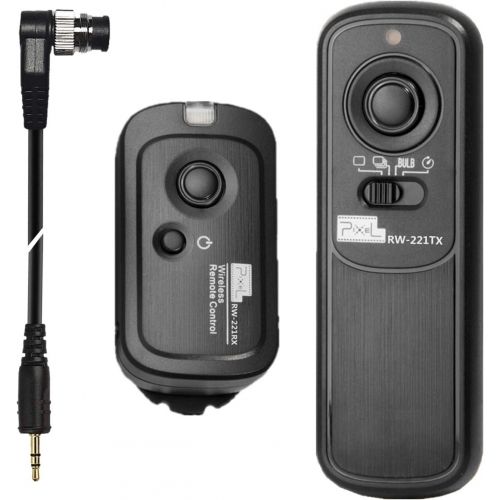  Pixel Wireless Remote Commander Shutter Release RW-DC0 Shutter Remote Release Control Compatible with Nikon Fujifilm Kodak Cameras, Replaces Remote Cord MC-30A