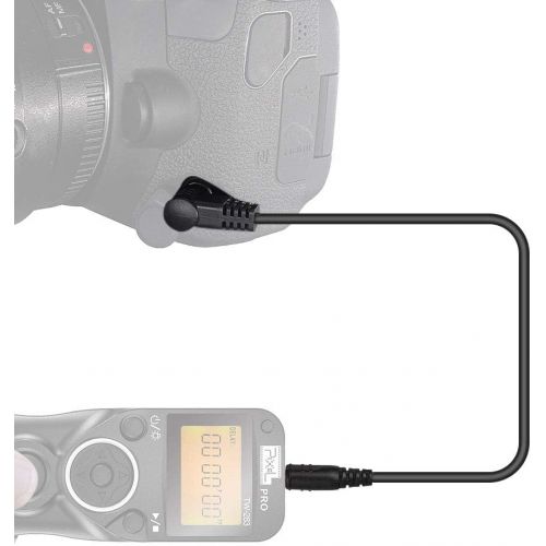  Off Camera Shutter Connecting Cable 3.5mm-DC0 Camera Connecting Plug 3.5mm Cord Compatible for Nikon Cameras (Fit for Pixel Shutter Remote Control TW-283 Series)