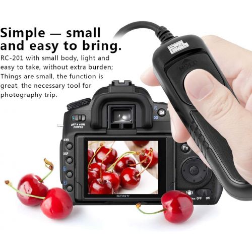  Cable Release for Nikon, Pixel RC-201 Shutter Release Cord Cable for Nikon DSLR Cameras Replaces Nikon MC-DC2
