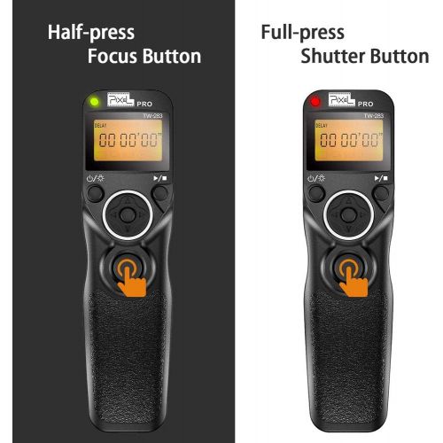  Wireless Remote Shutter Compatible for Nikon, Pixel TW-283 DC2 Wireless Shutter Release Remote Control Compatible for Nikon Z7 Z6 Df D90 D7500 D3300 D3100 D3200 D5000 D5500 D7200 D