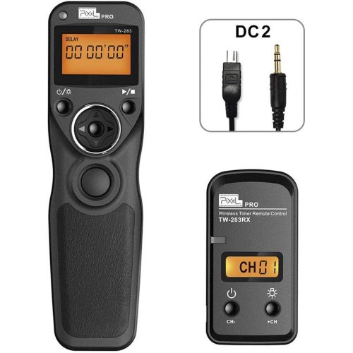  Wireless Remote Shutter Compatible for Nikon, Pixel TW-283 DC2 Wireless Shutter Release Remote Control Compatible for Nikon Z7 Z6 Df D90 D7500 D3300 D3100 D3200 D5000 D5500 D7200 D