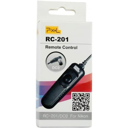  Shutter Release Cable for Nikon, Pixel RC-201-DC0 Cable Release for Nikon Fujifilm Kodak Digital SLR Cameras Replaces Nikon MC-30A