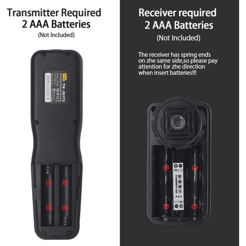  Pixel TW-283 DC0 Wireless Camrea Shutter Release Remote Control Compatible for Nikon Cameras D800 D810 D850 D700 D500 D300