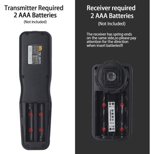  Remote Shutter Release Compatible for Nikon, Wireless Shutter Release Timer Remote Control Pixel TW-283 DC0/DC2 Compatible for Nikon D5200 D5300 D7100 D850 D800 D750 D610
