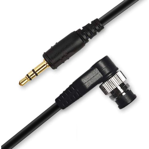  Off Camera Shutter Connecting Cable 3.5mm-DC0 Camera Connecting Plug 3.5mm Cord Compatible for Nikon Cameras (Fit for Pixel Shutter Remote Control TW-283 Series)