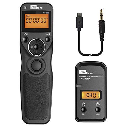  Wireless Remoet Shutter Compatible for fujifilm, PIXEL TW-283 90 Remote Shutter Release 2.4G Wireless Timer Remote Control Compatible for Fuji Cameras